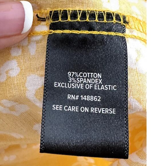 Torrid Poplin Tiered Yellow Sundress Smocked Sleeveless Maxi Dress Size 10 - Picture 10 of 11